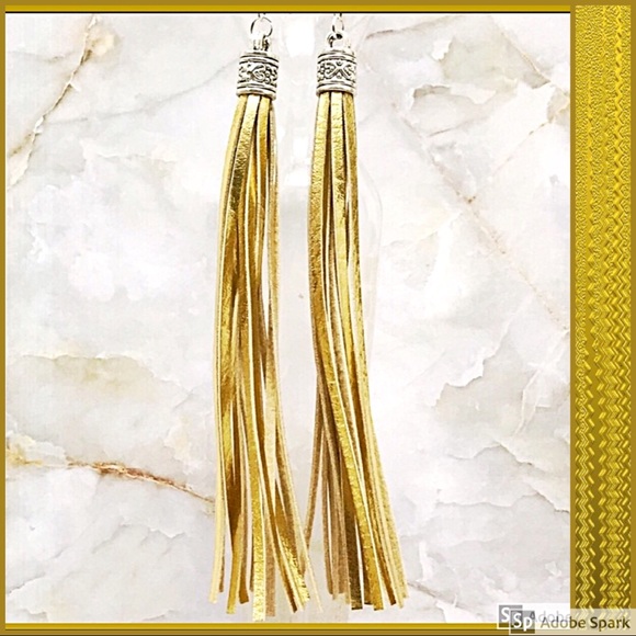 Fashion Jewelry Jewelry - BOGO💫🎊Party Time!!🎊Gold Metallic Tassels